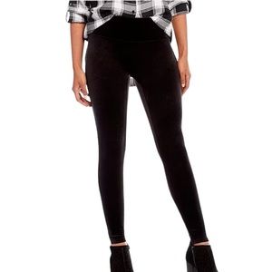 Spanx Black Velvet legging Size Medium